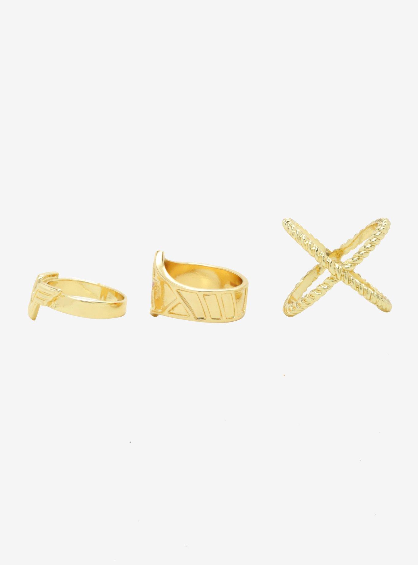 DC Comics Wonder Woman Diadem & Lasso Ring Set, , alternate