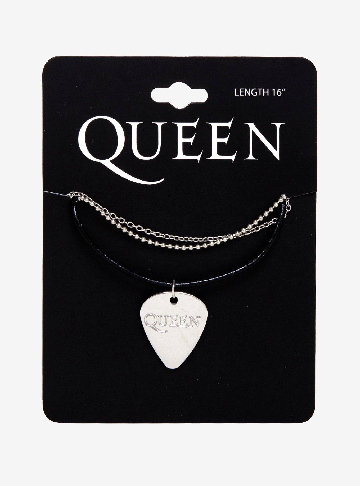 Queen We Will Rock You Guitar Pick Choker, , alternate