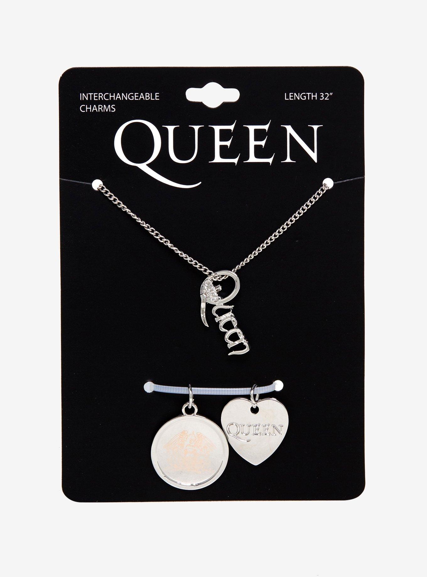 Queen Interchangeable Charm Necklace, , alternate