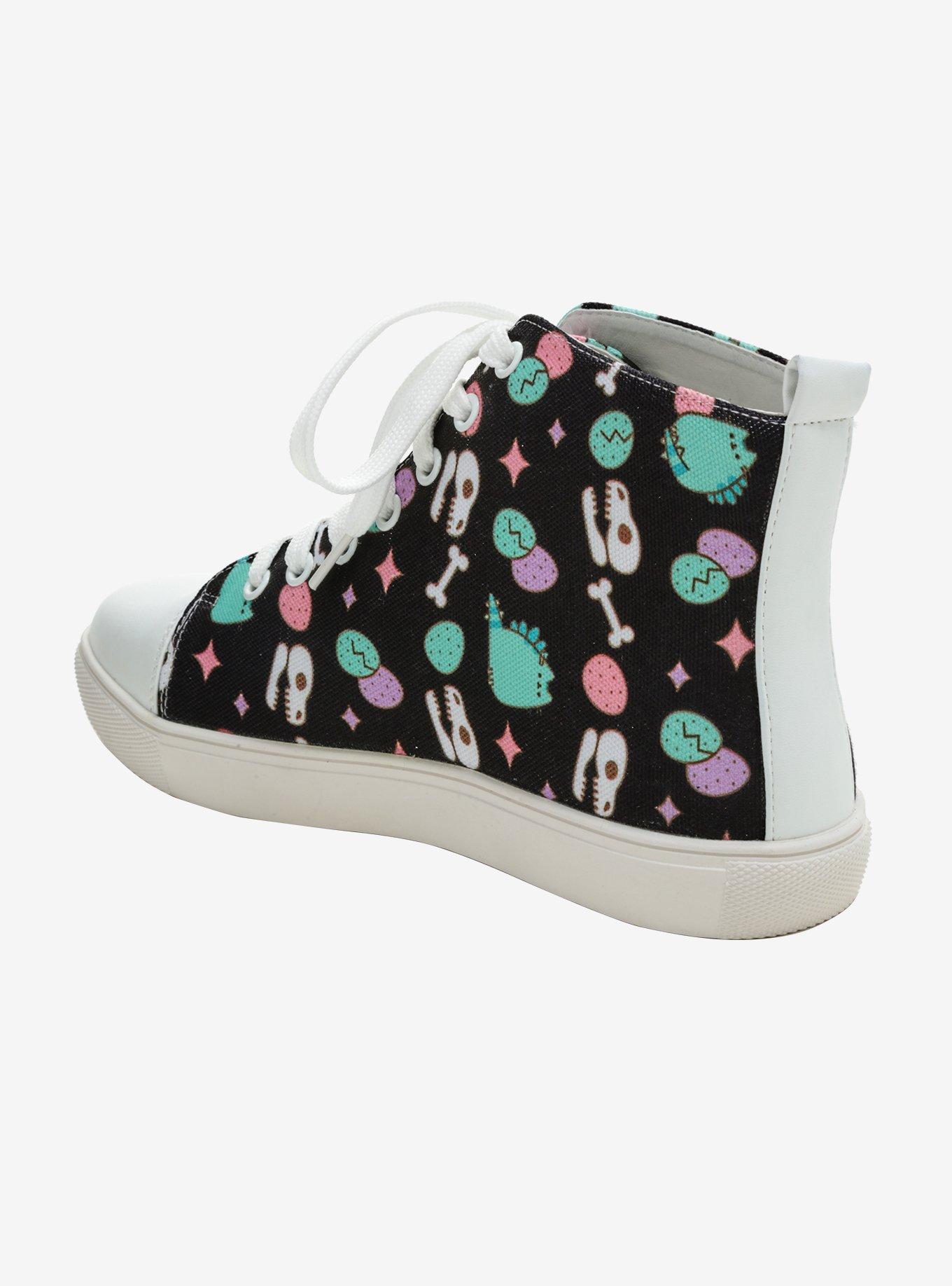 Pusheen Pusheenosaurus Canvas Hi-Top Sneakers, , alternate