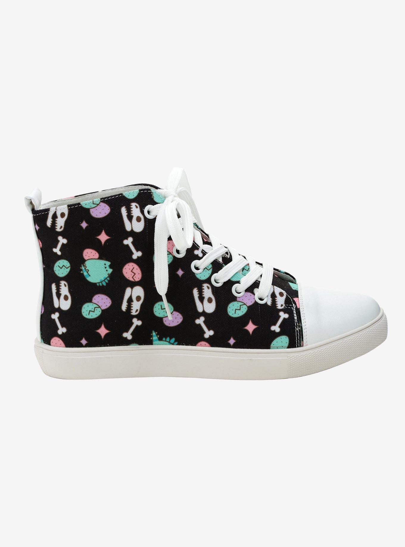 Pusheen Pusheenosaurus Canvas Hi-Top Sneakers, , alternate