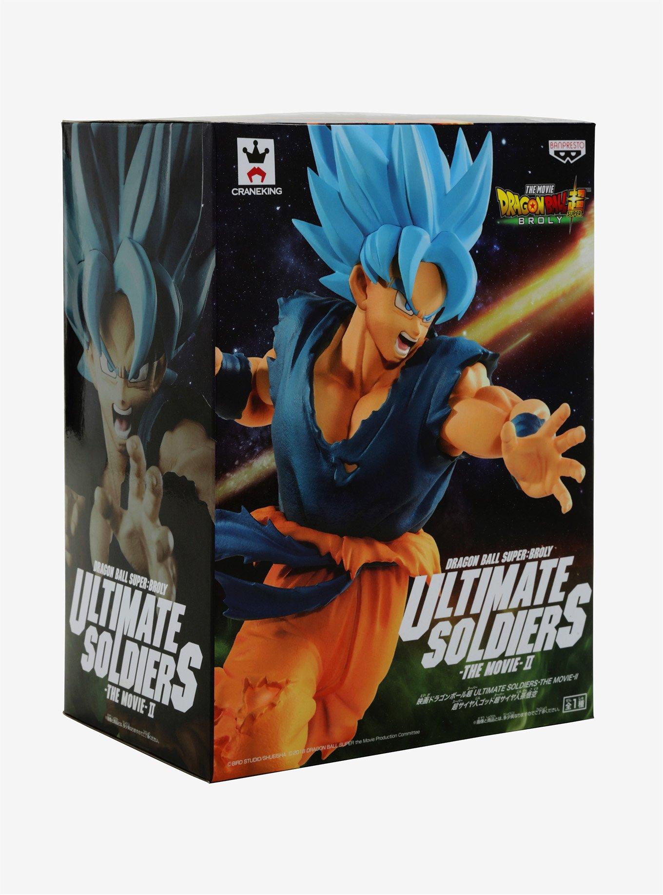 Banpresto Dragon Ball Super The Movie Ultimate Soldiers Super Saiyan Blue Son Goku 02 Collectible Figure, , alternate