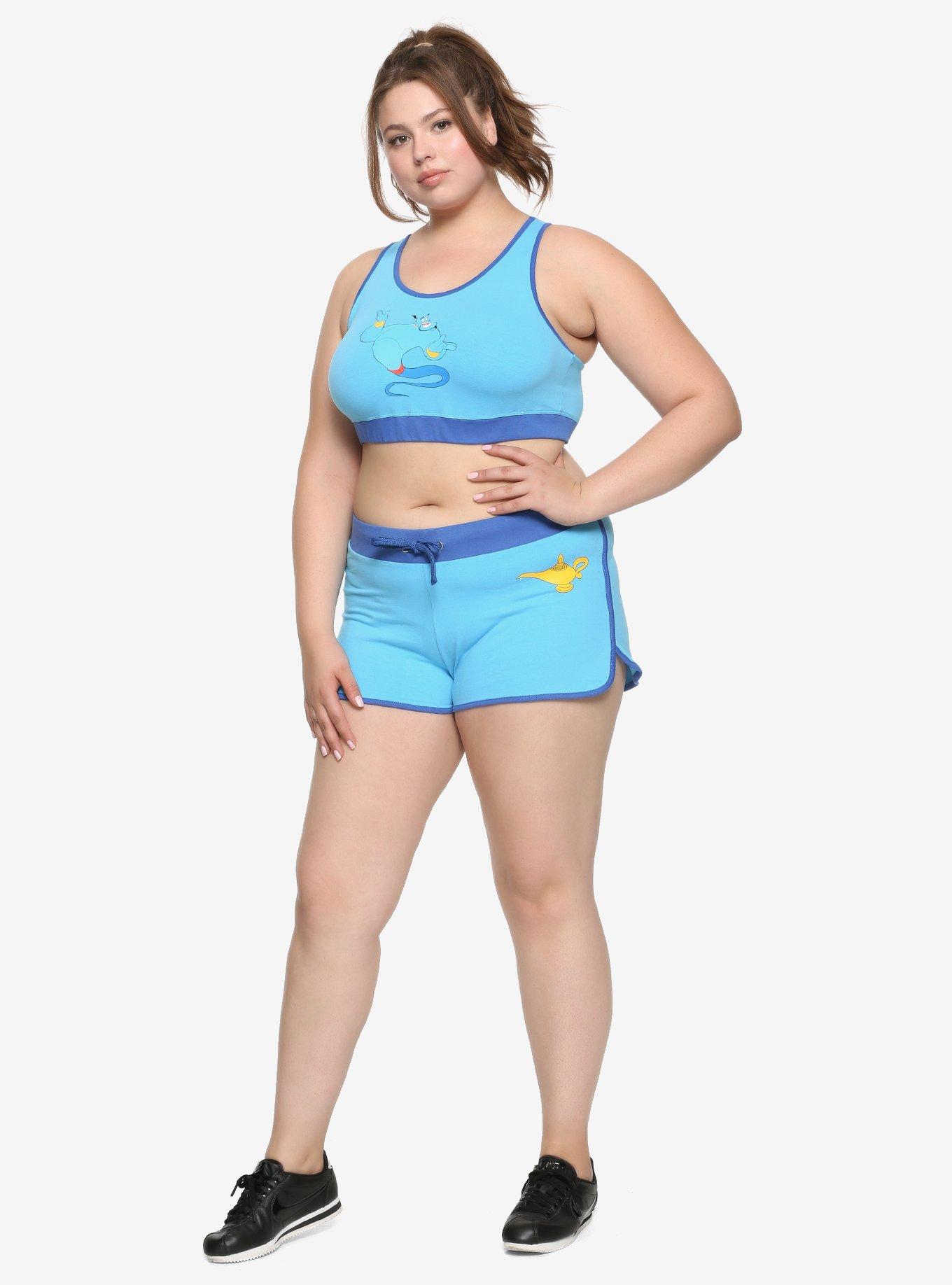 Disney Aladdin Genie Sports Bra Plus Size, , alternate