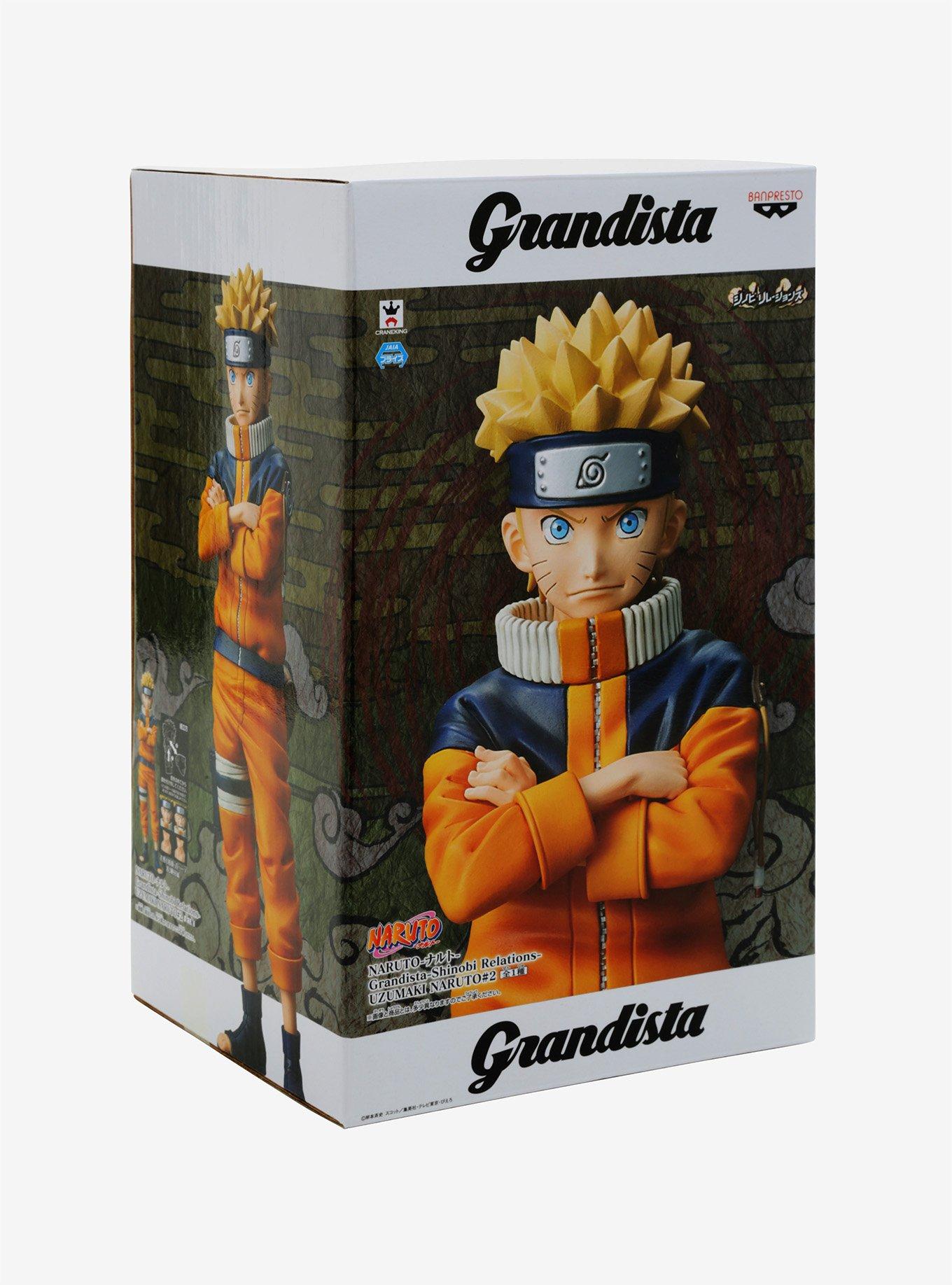 Banpresto Naruto Shippuden Grandista Shinobi Relations Naruto Uzumaki 02 Collectible Figure, , alternate