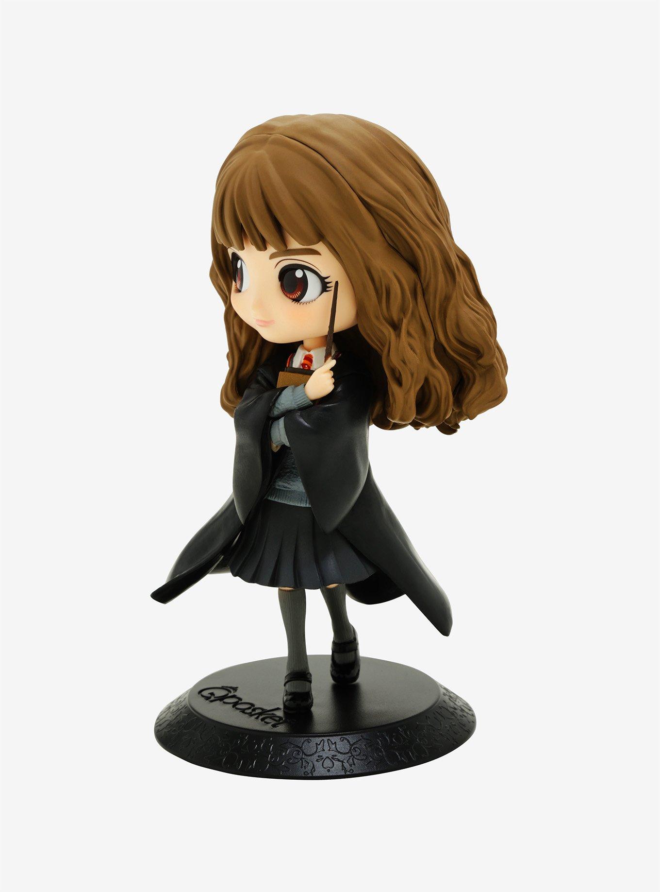 Banpresto Harry Potter - Q Posket Hermione Granger (Pearl Color) - Figura Collezionabile In Vinile, Altezza 14 Cm, Prodotto Ufficiale