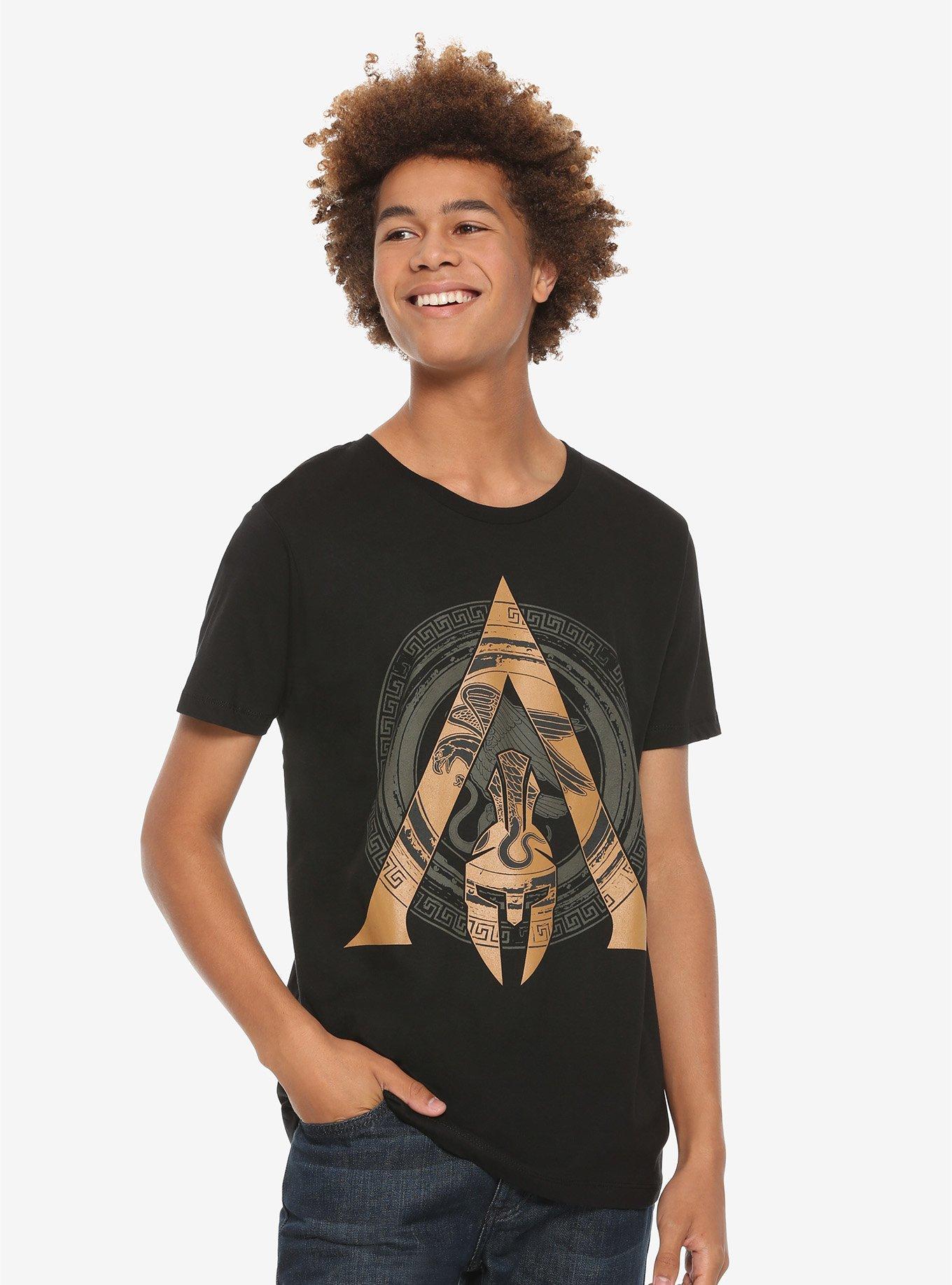 Assassin's Creed Odyssey Helmet T-Shirt, BLACK, alternate