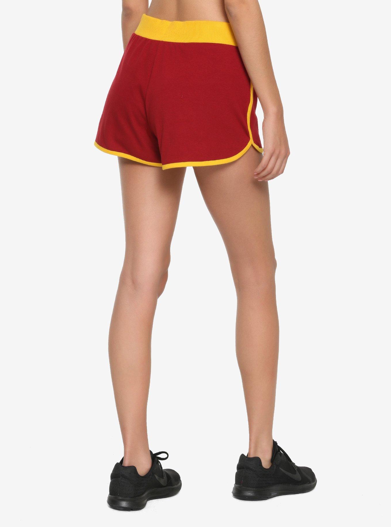 Harry Potter Gryffindor Girls Soft Shorts, RED, alternate