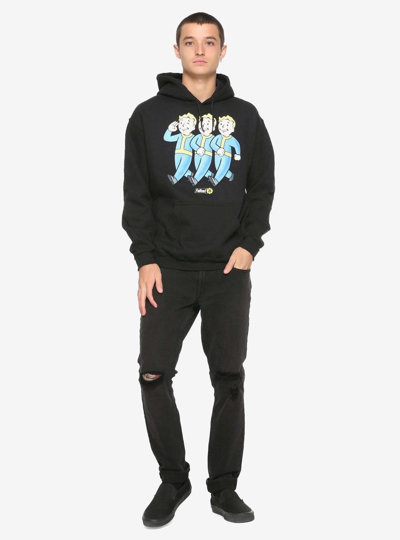 Fallout 76 Triple Vault Boy Hoodie, , alternate