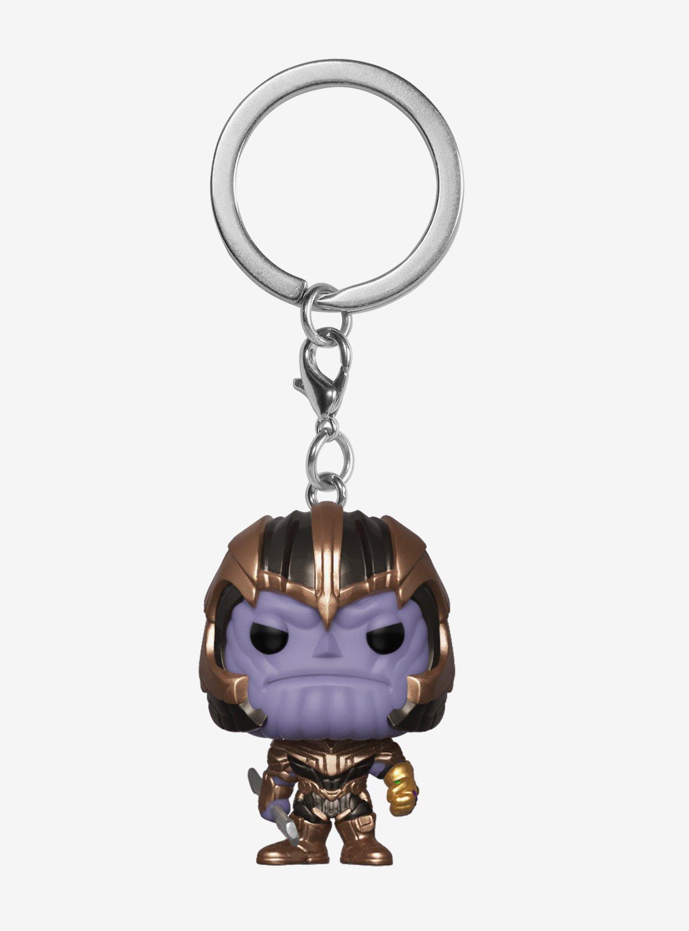 Funko Marvel Avengers Pocket Pop! Thanos Bobble-Head Key Chain, , alternate
