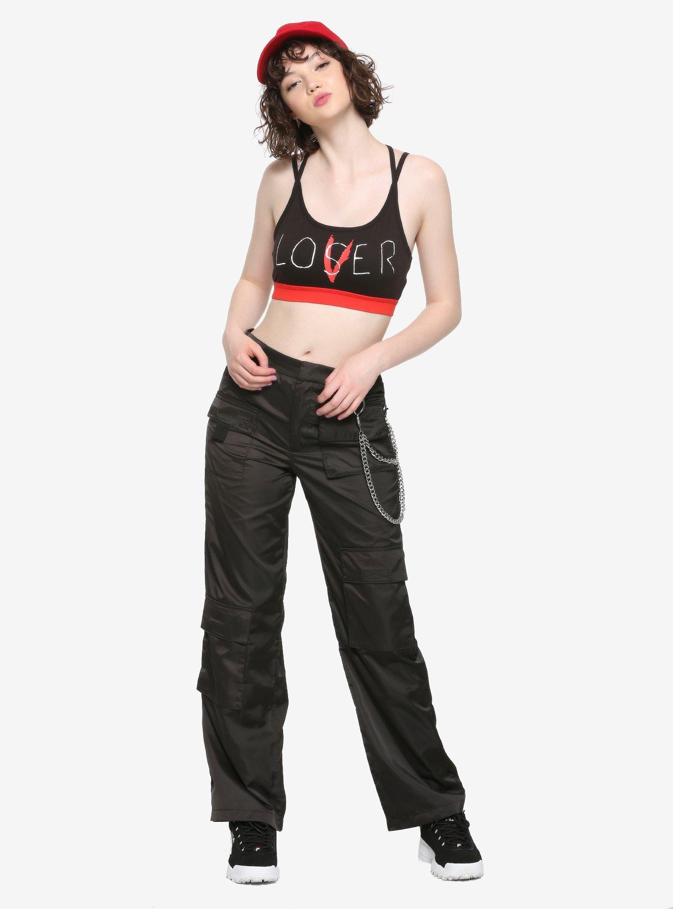 IT Lover Loser Sports Bra, , alternate