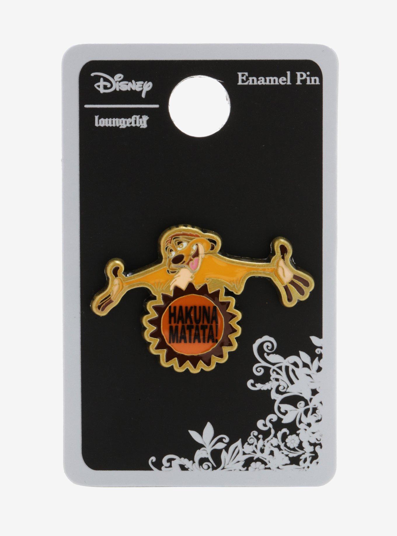 Loungefly Disney The Lion King Hakuna Matata Timon Enamel Pin, , alternate