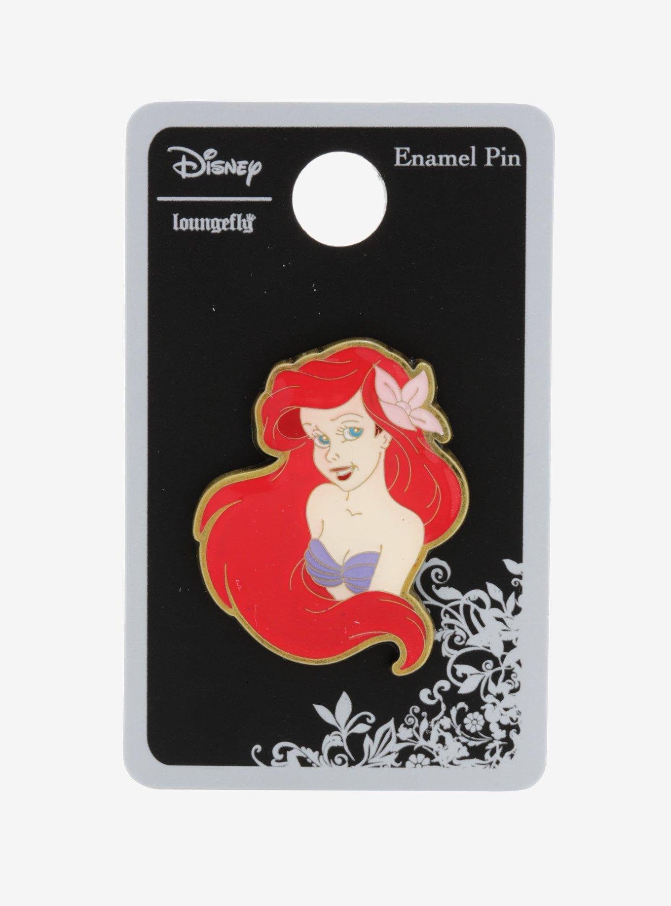 Loungefly Disney The Little Mermaid Ariel Enamel Pin, , alternate