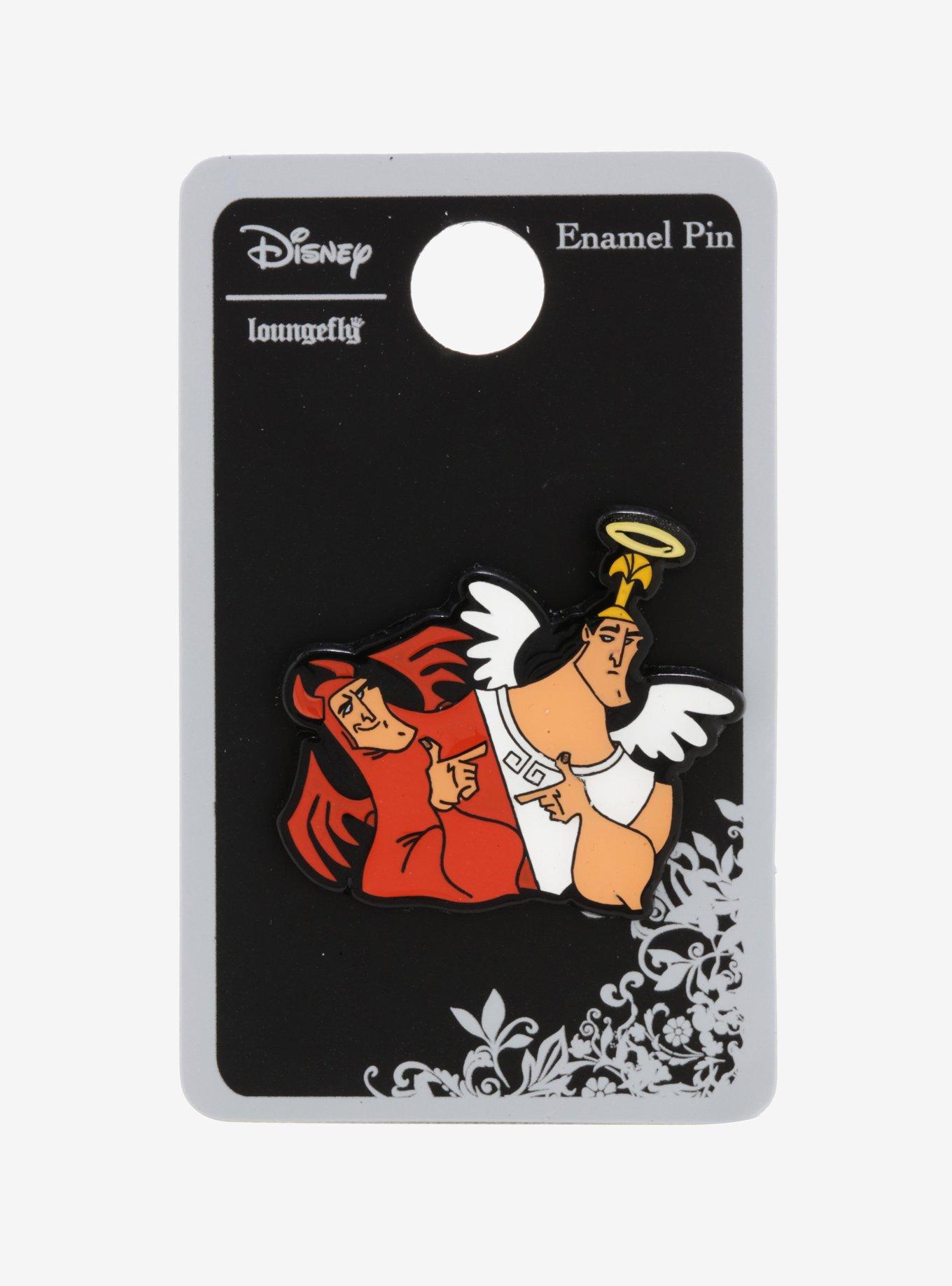 Loungefly Disney The Emperor's New Groove Angel & Devil Kronk Enamel Pin, , alternate