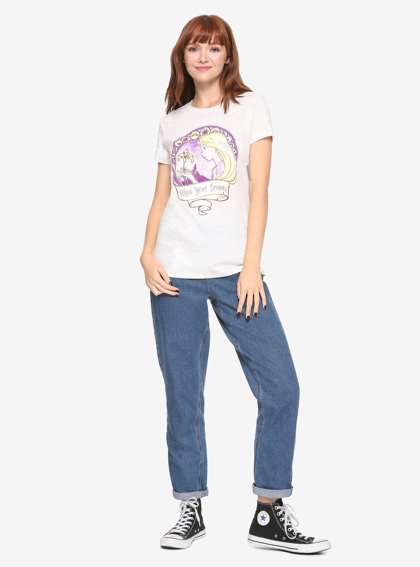Disney Princess Tangled Rapunzel Follow Your Dreams Girls T-Shirt, , alternate