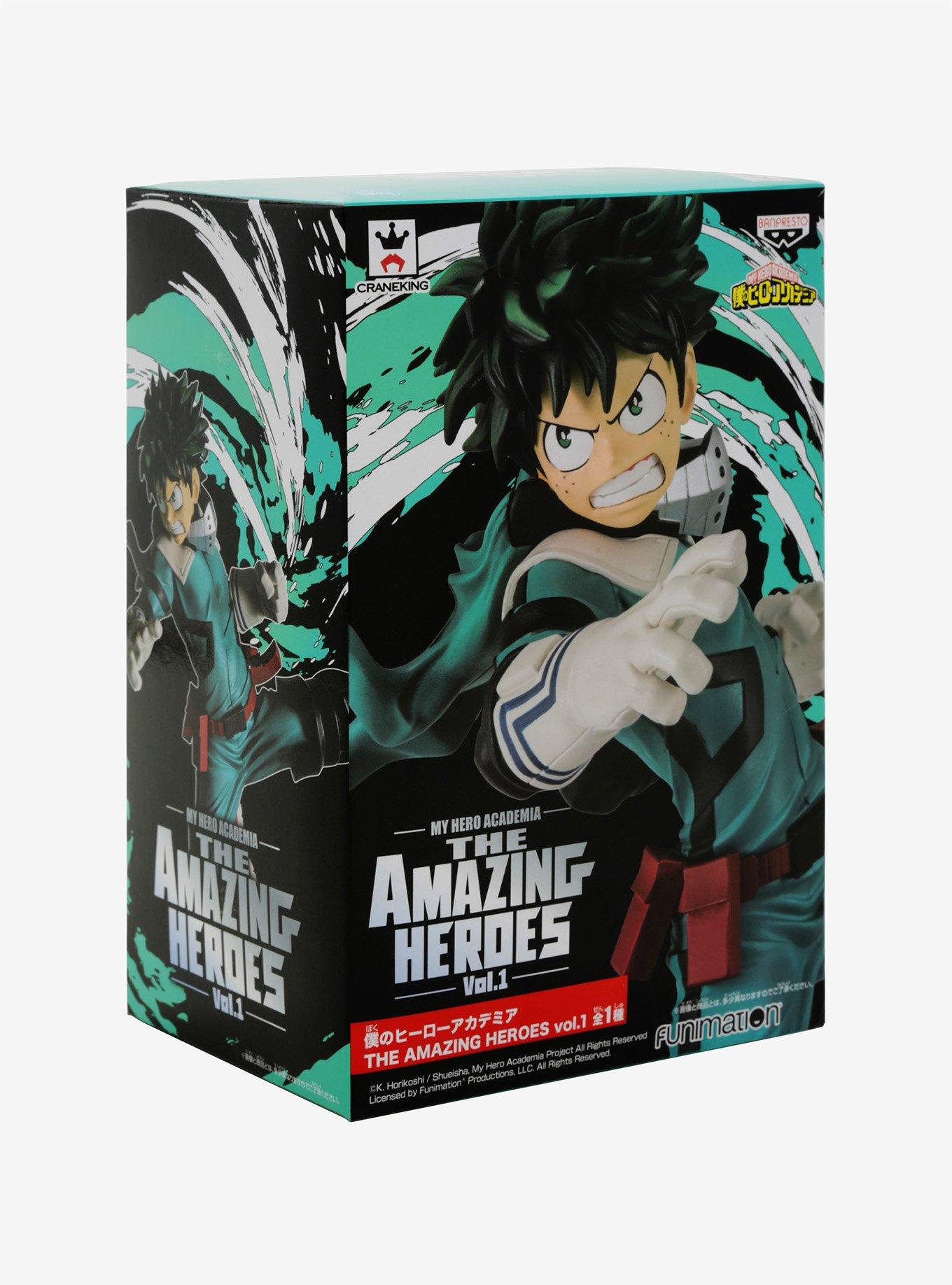 Banpresto My Hero Academia The Amazing Heroes Vol. 1 Izuku Midoriya Collectible Figure, , alternate