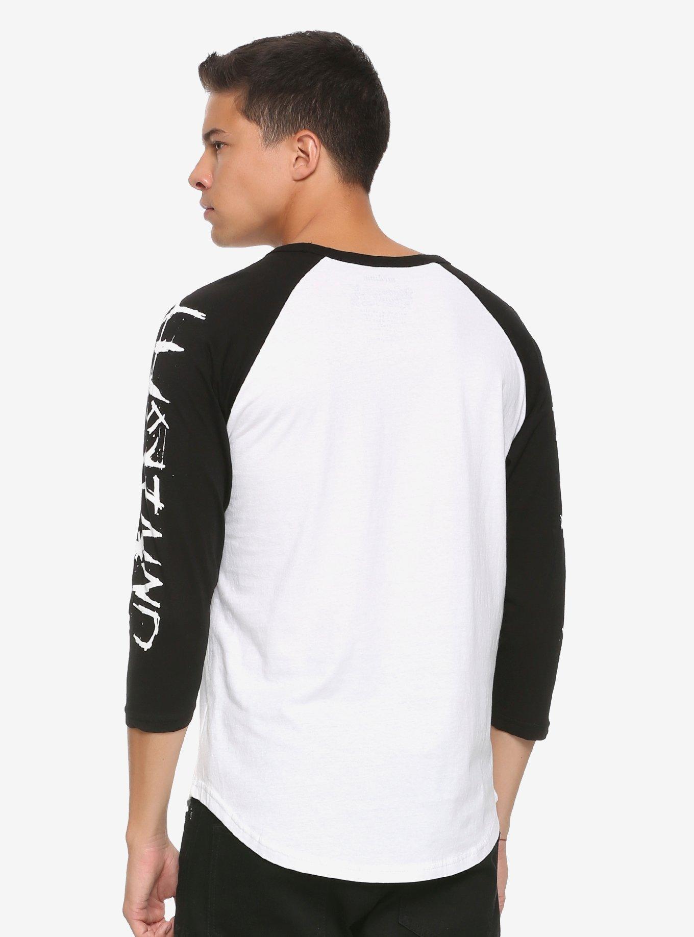 Vengeance University Shred 'Til You're Dead Skull Raglan, , alternate