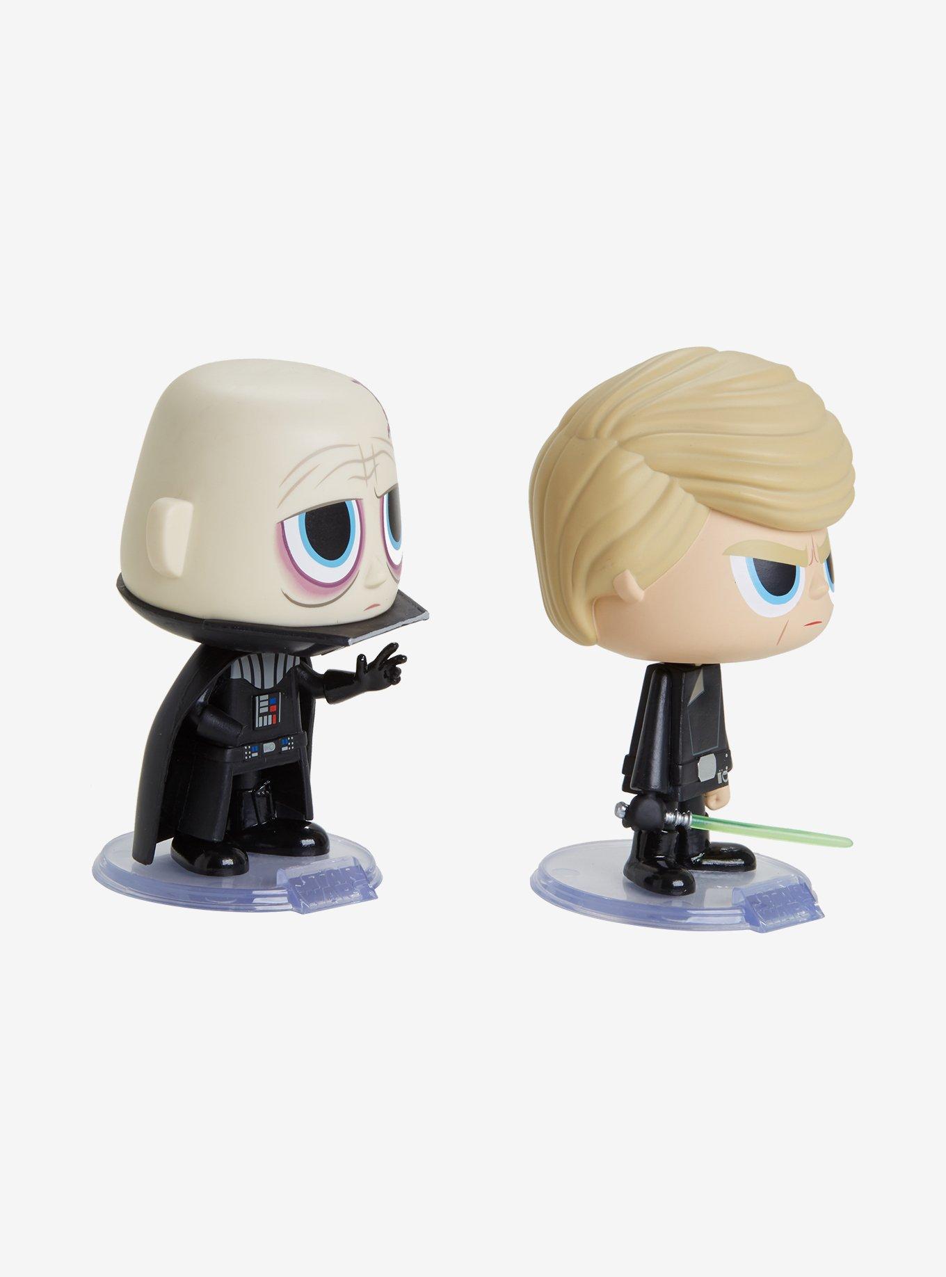 Funko Vynl. Star Wars Luke Skywalker & Darth Vader Vinyl Figures, , alternate