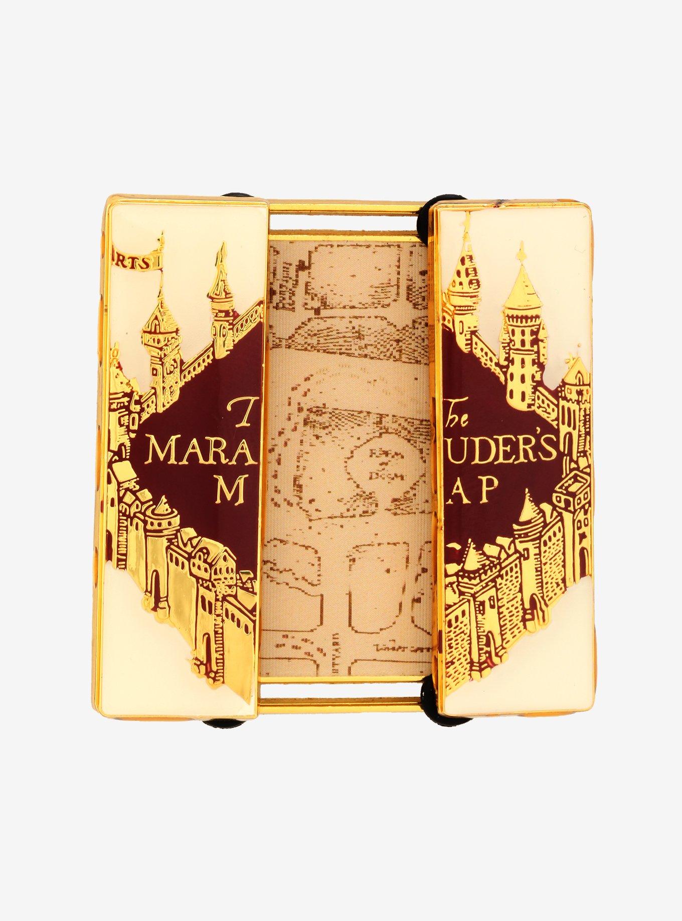 Loungefly Harry Potter Marauder's Map Sliding Lenticular Enamel Pin - BoxLunch Exclusive, , alternate