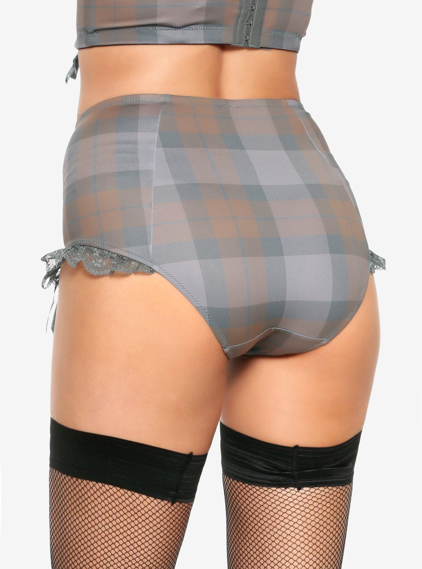 Outlander Tartan High-Waist Panty Hot Topic Exclusive, , alternate