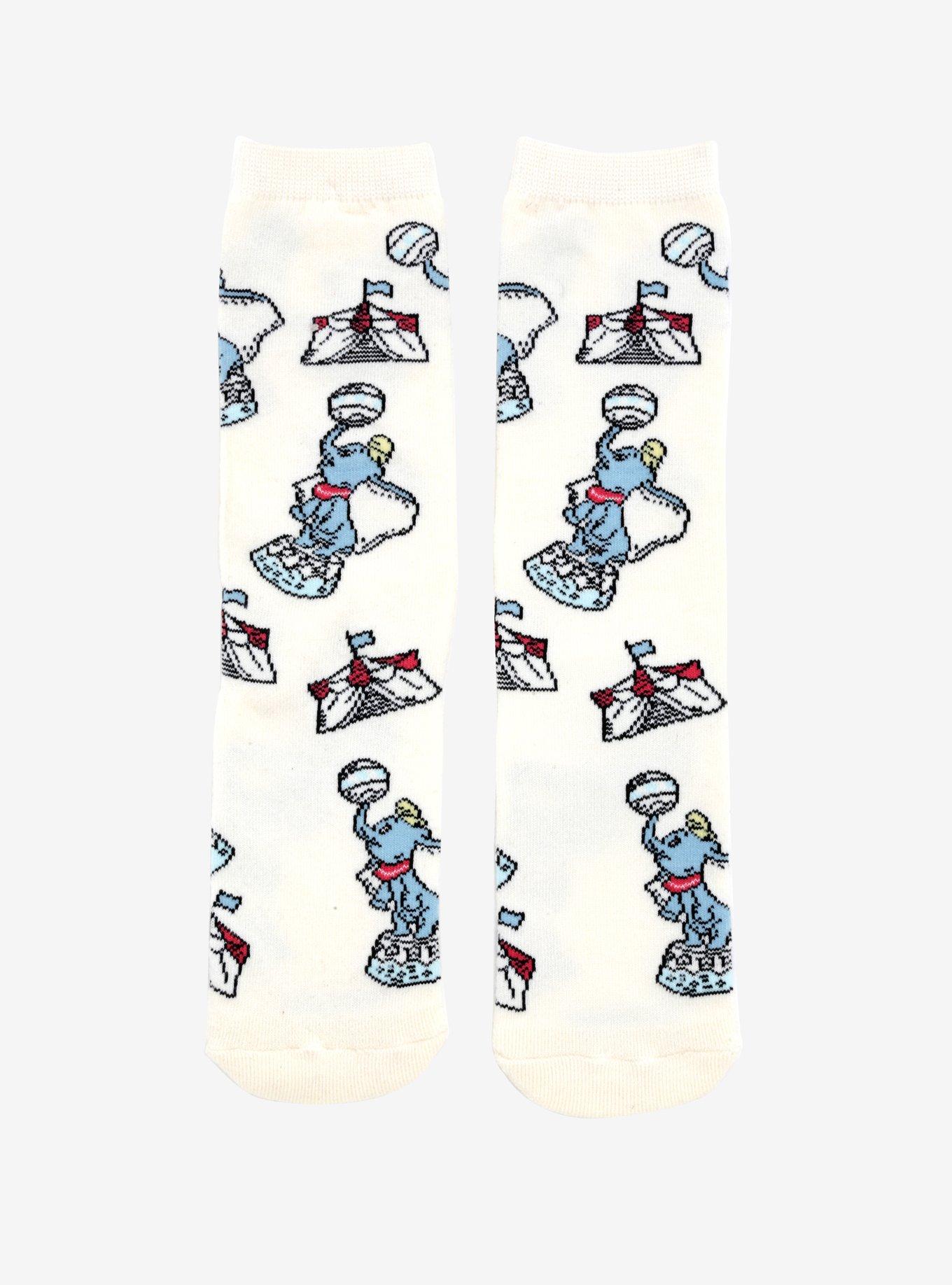 Disney Dumbo Circus Tent Crew Socks, , alternate