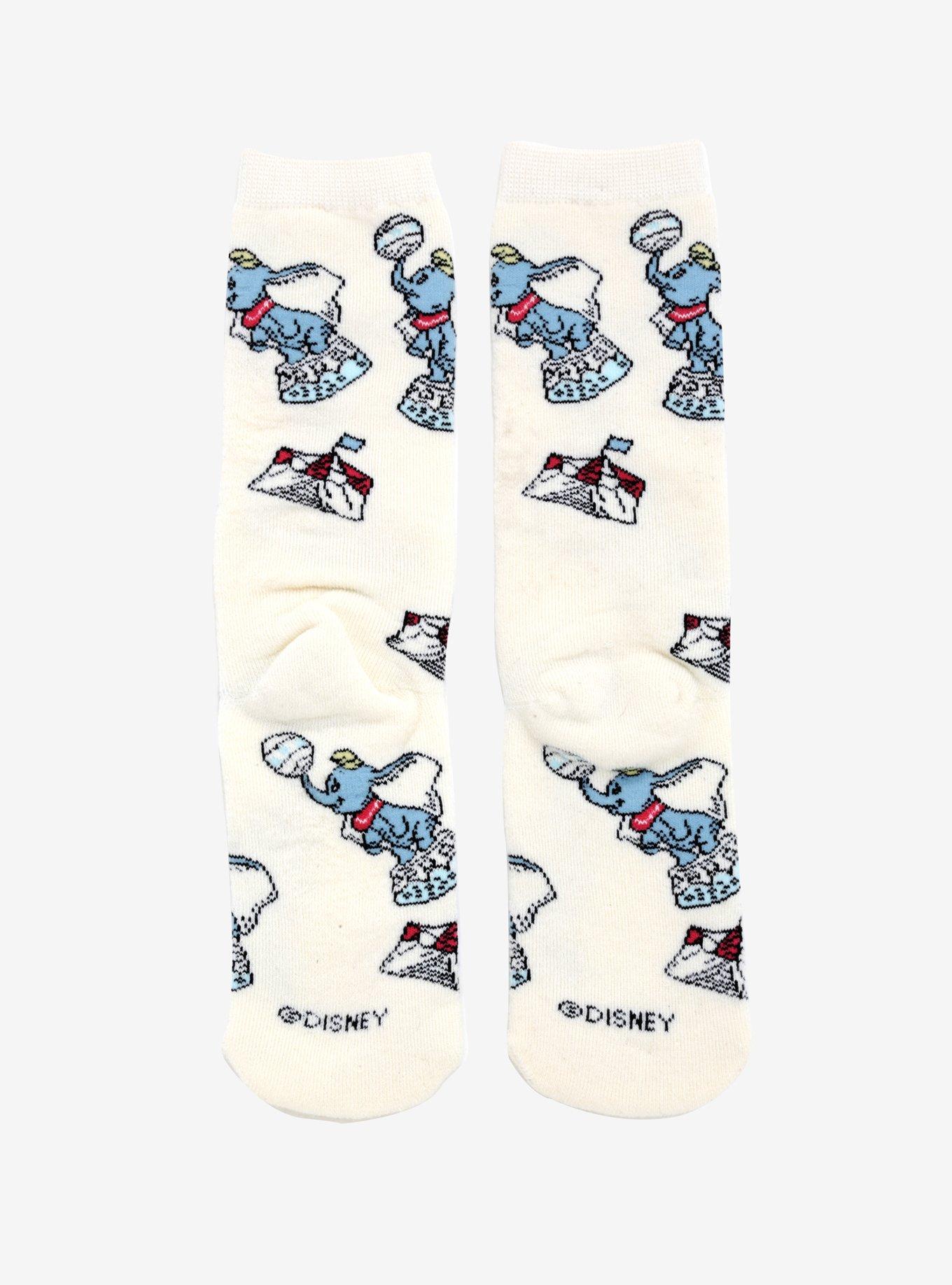 Disney Dumbo Circus Tent Crew Socks, , alternate