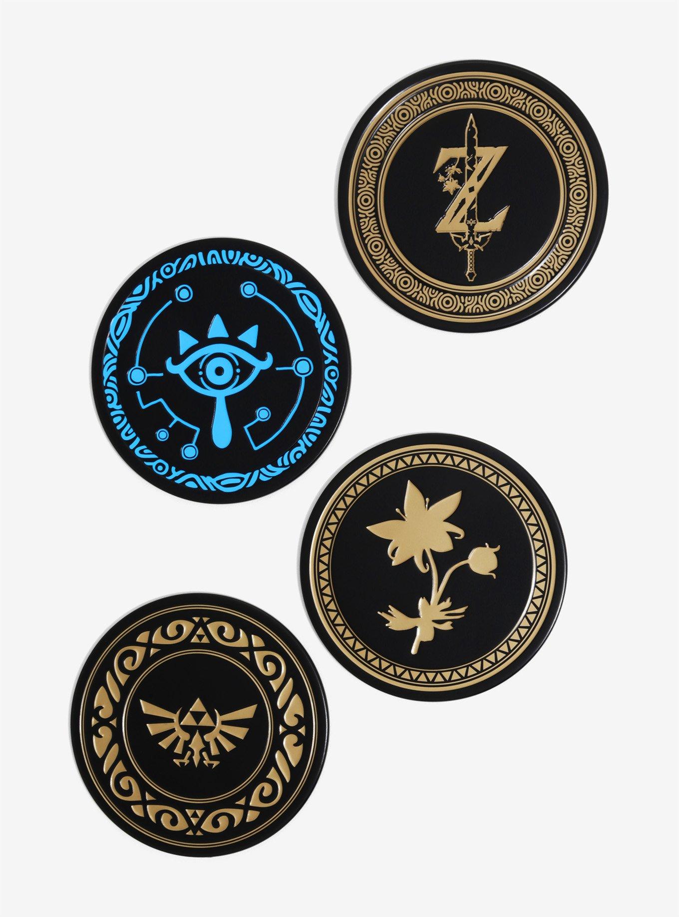 Nintendo The Legend Of Zelda Metal Coaster Set, , alternate