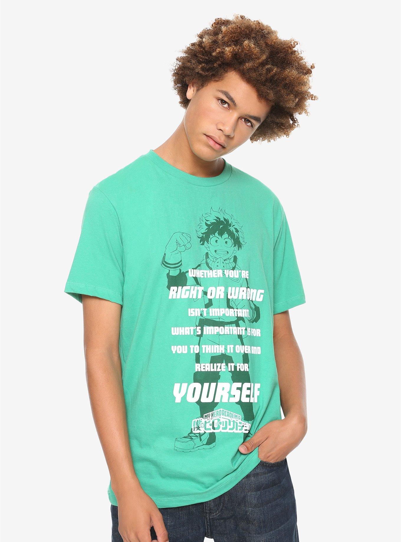 My Hero Academia Deku Realize It For Yourself T-Shirt, , alternate