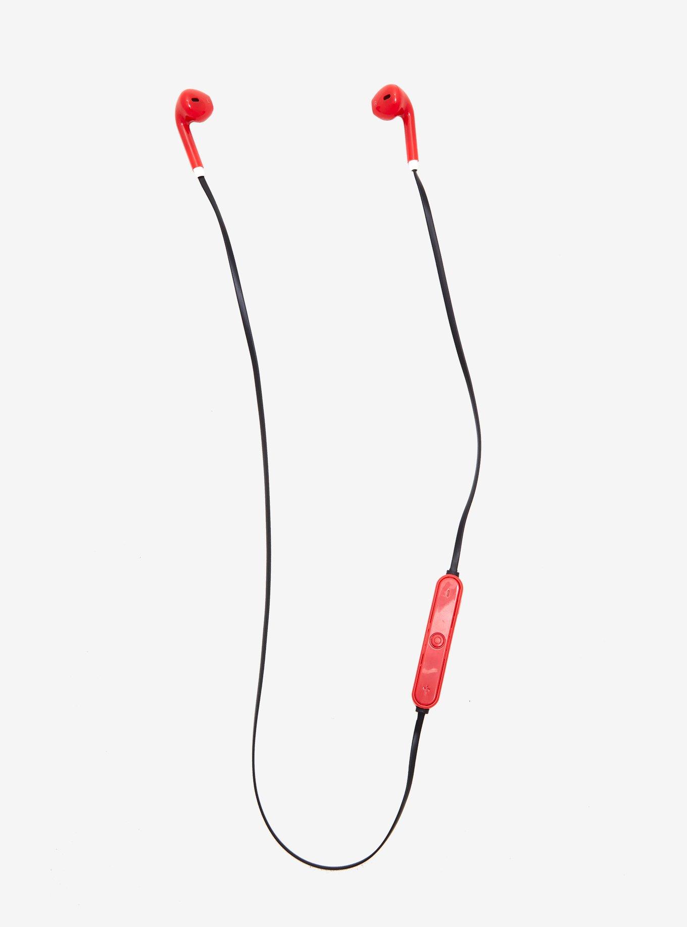 Red Matte Bluetooth Earbuds, , alternate