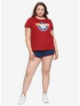 Her Universe Marvel Captain Marvel Cosplay Girls T-Shirt Plus Size, MULTI, alternate