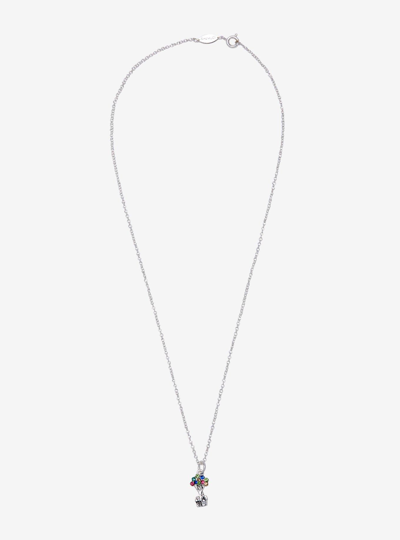 Disney Pixar UP House Balloons Dainty Charm Necklace, , alternate