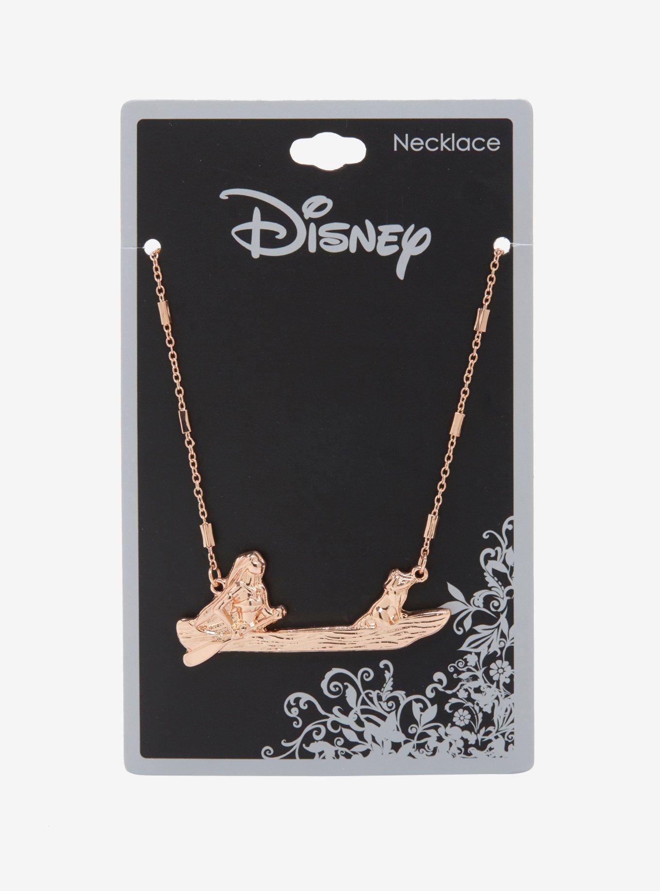Disney Pocahontas Canoe Necklace, , alternate