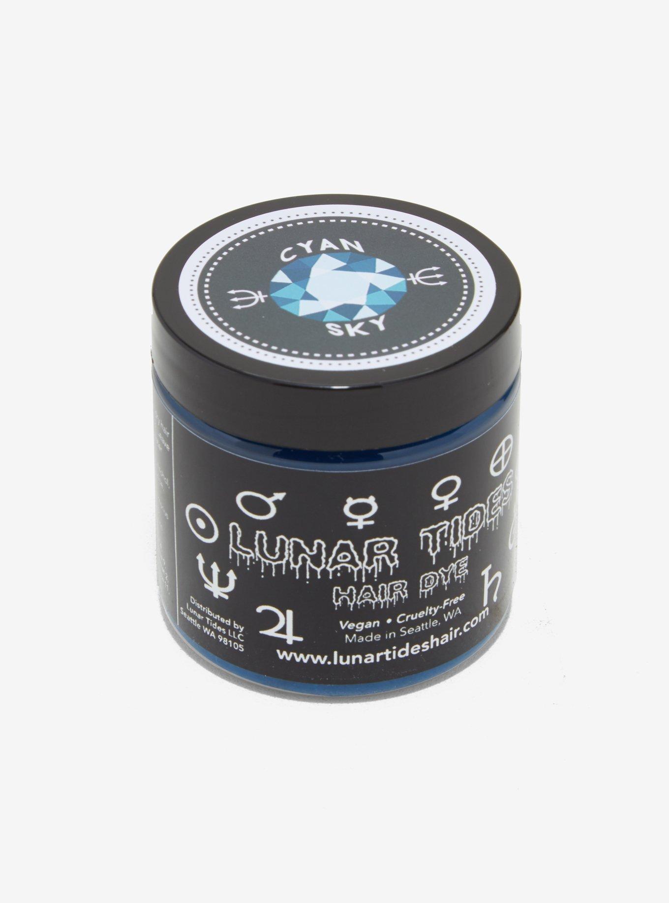 Lunar Tides Cyan Sky Semi-Permanent Hair Dye, , alternate