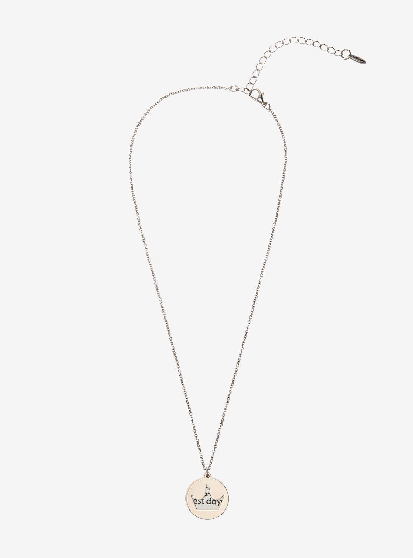 Her Universe Destination Disney Crown Disney Days Double Pendant Necklace, , alternate