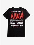 N.W.A Release Party Flyer T-Shirt, BLACK, alternate