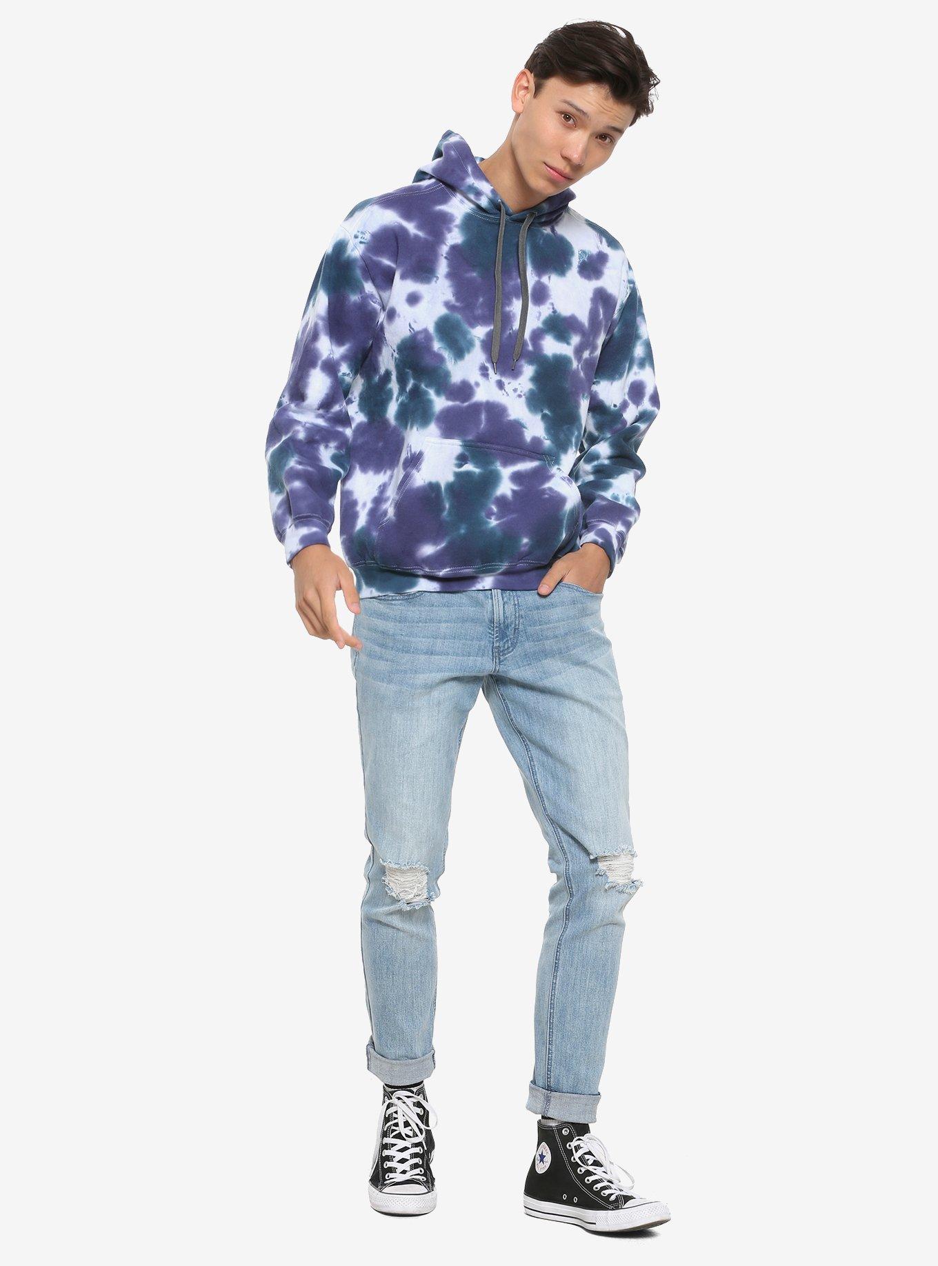 Purple Tie-Dye Hoodie, TIE DYE, alternate