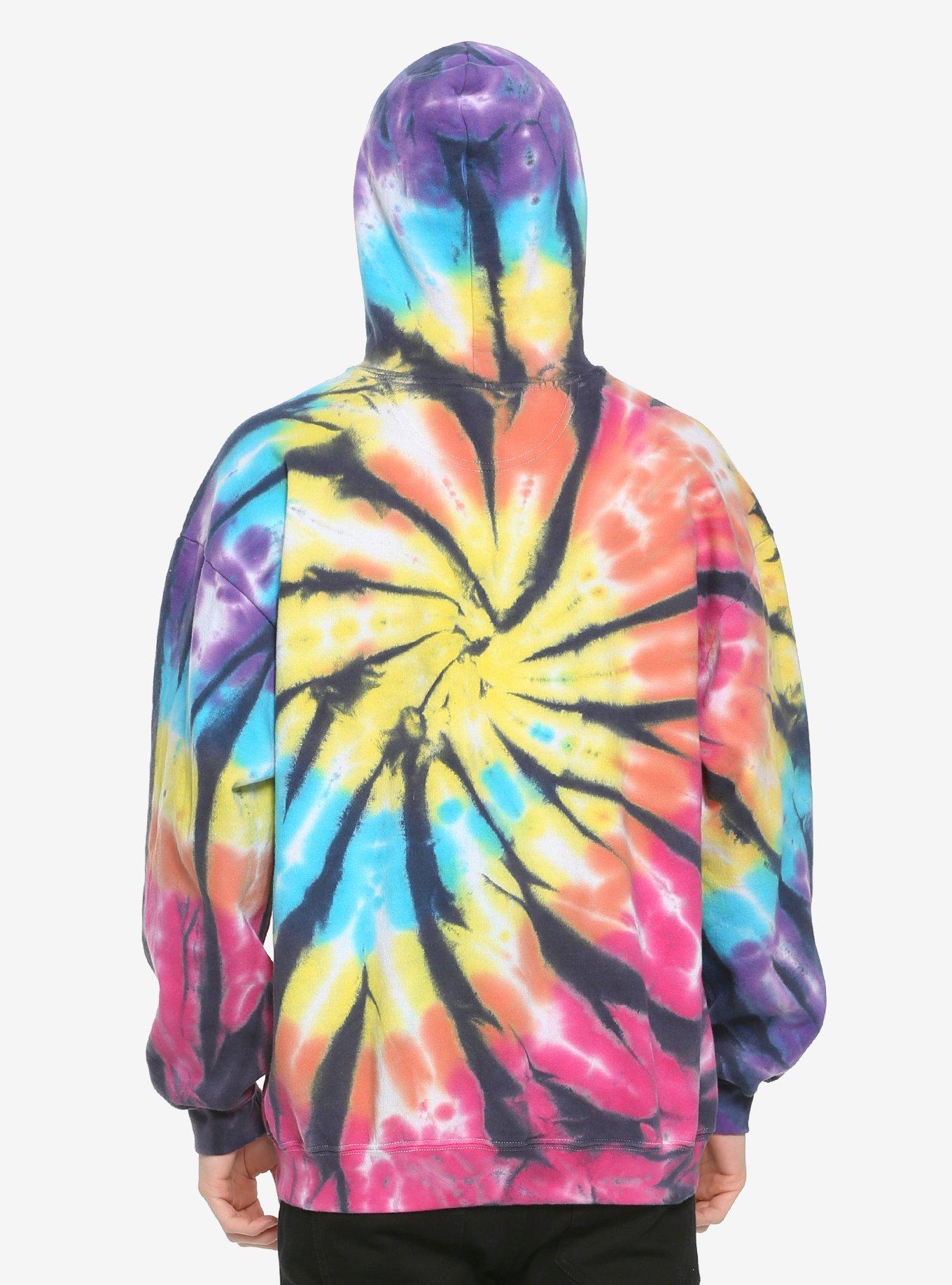 Rainbow Tie-Dye Hoodie, TIE DYE, alternate