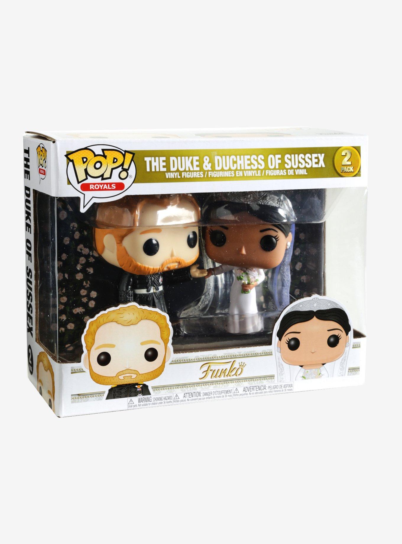 Funko Pop! Royals The Duke & Duchess Of Sussex Vinyl Figure Set, , alternate