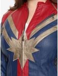 Marvel Captain Marvel Star Faux Leather Jacket Plus Size, , alternate