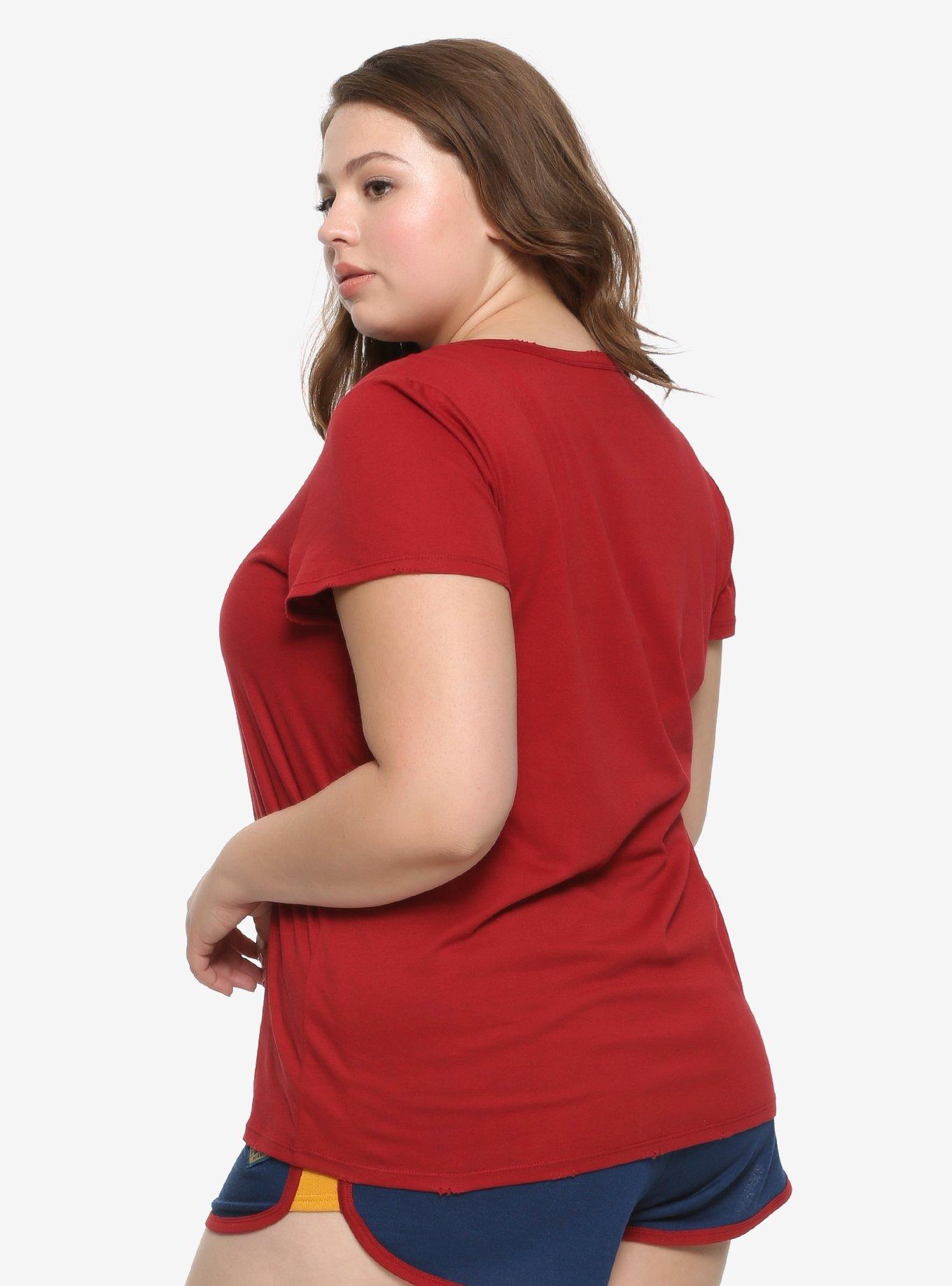Marvel Captain Marvel Cosplay T-Shirt Plus Size, , alternate