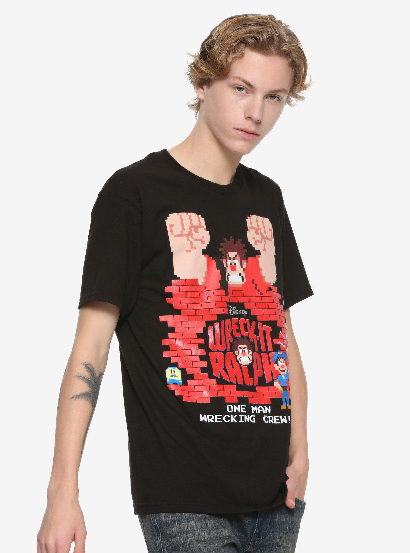Disney Pixar Wreck-It Ralph One Man Wrecking Crew T-Shirt, , alternate
