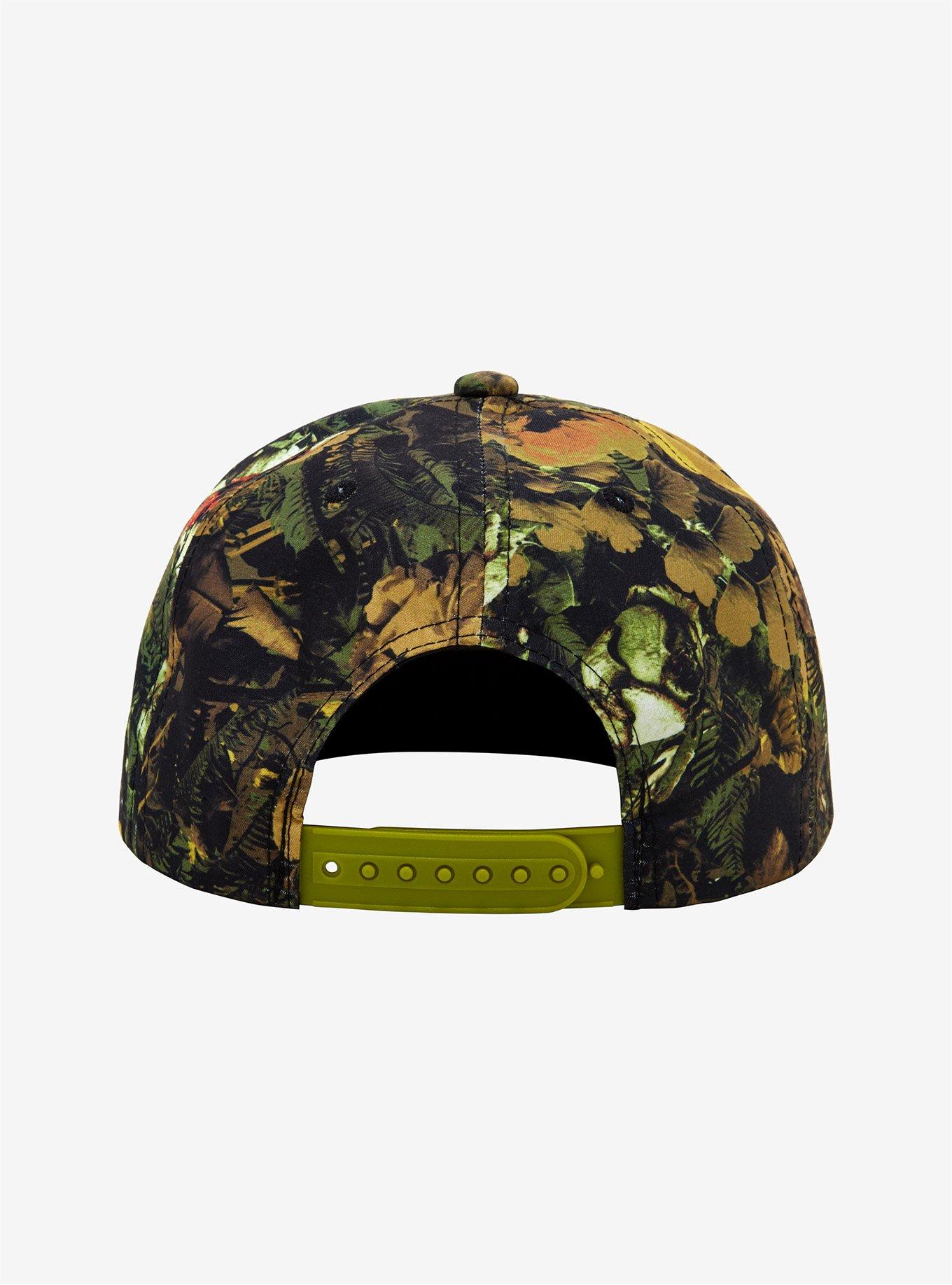 Twenty One Pilots Floral Camo Snapback Hat, , alternate