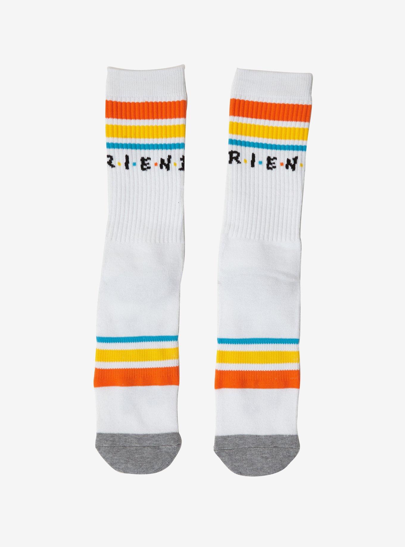 Friends Stripe Crew Socks, , alternate