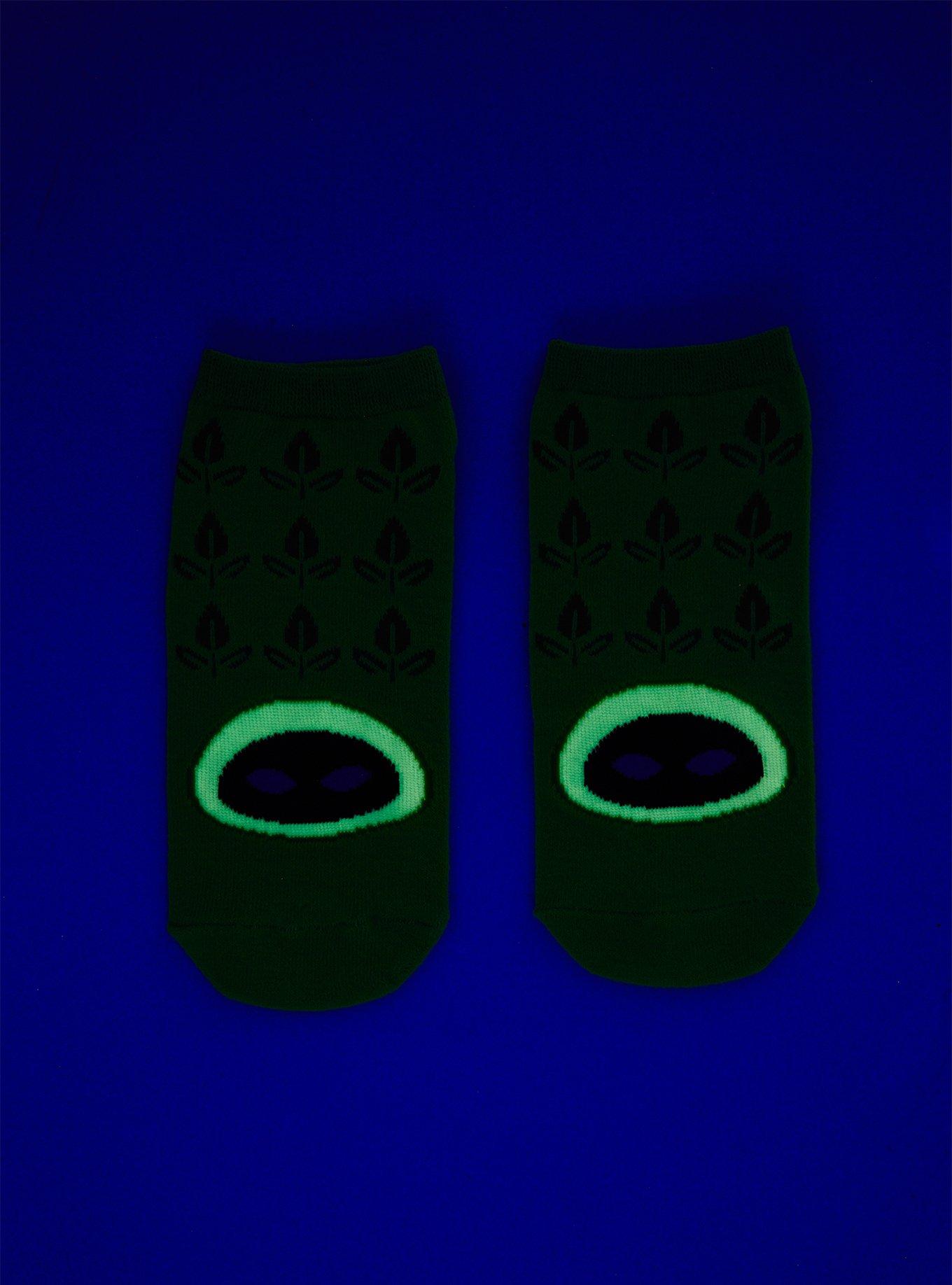 Disney Pixar WALL-E EVE Plants Single No-Show Socks, , alternate