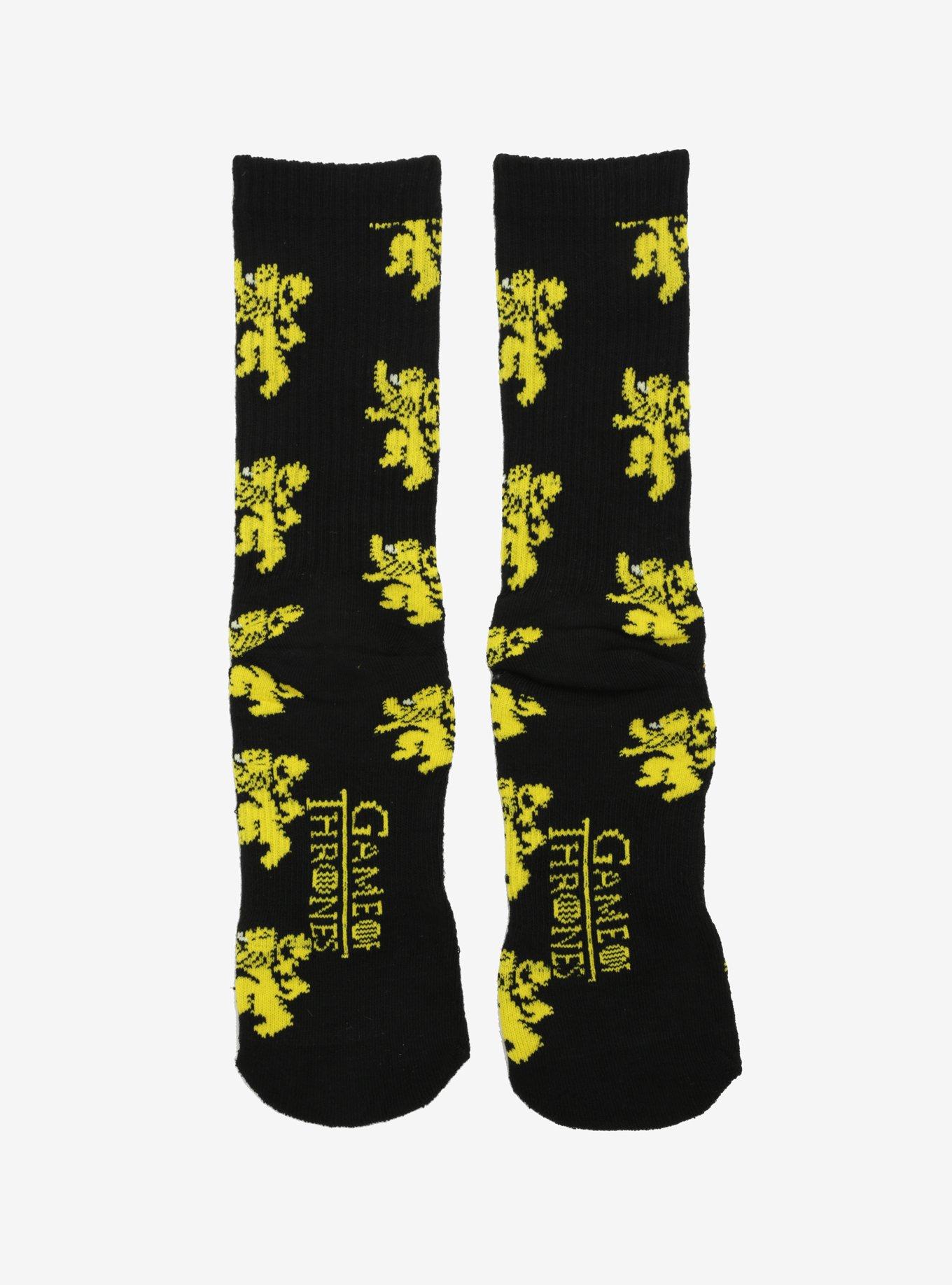 Game Of Thrones Lannister House Sigil Socks, , alternate