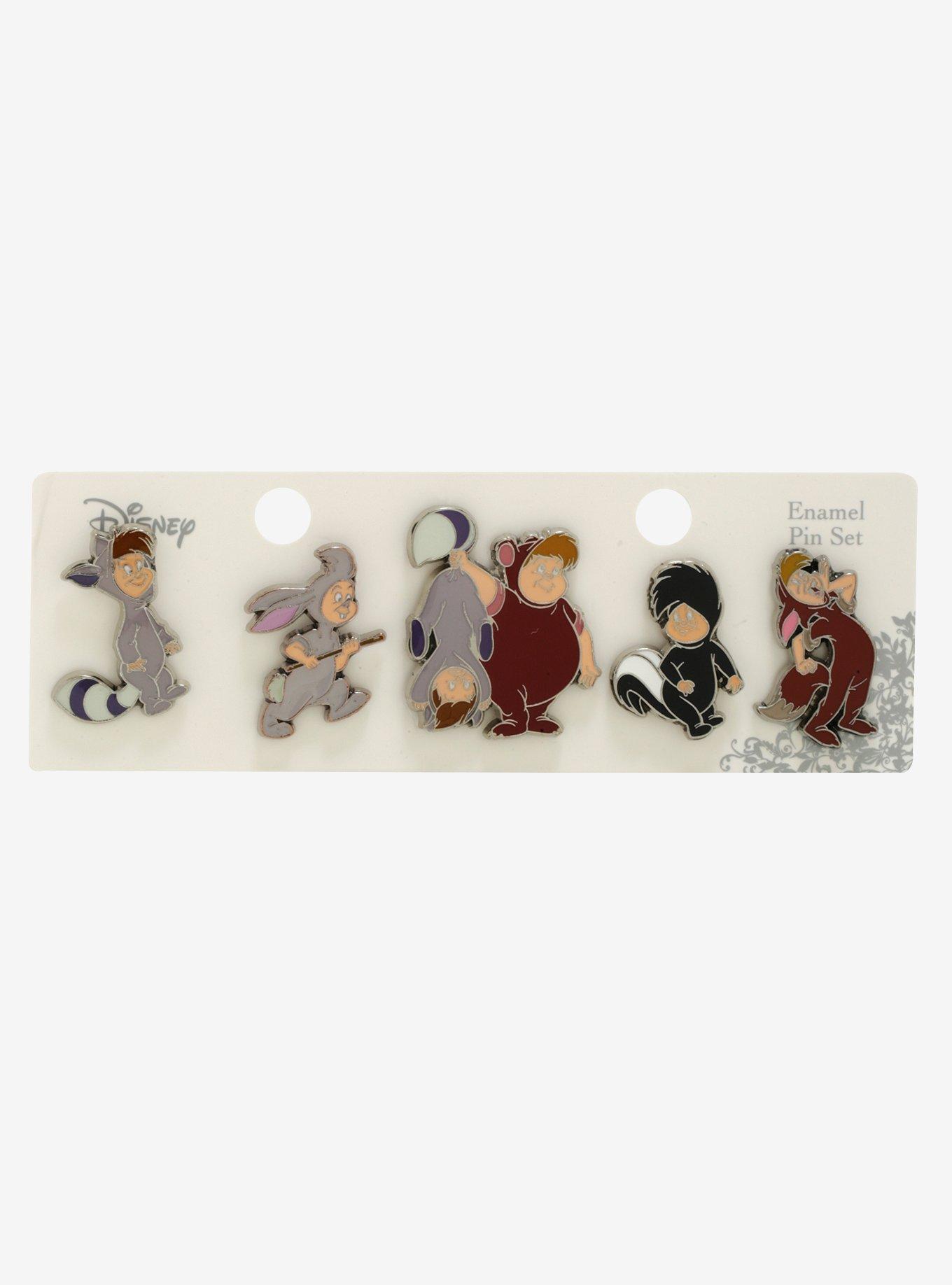 Disney Peter Pan Lost Boys Enamel Pin Set - BoxLunch Exclusive, , alternate