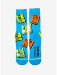 Scooby-Doo Green Squares Crew Socks, , alternate