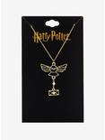 Harry Potter Owl Letter Outline Pendant Necklace, , alternate