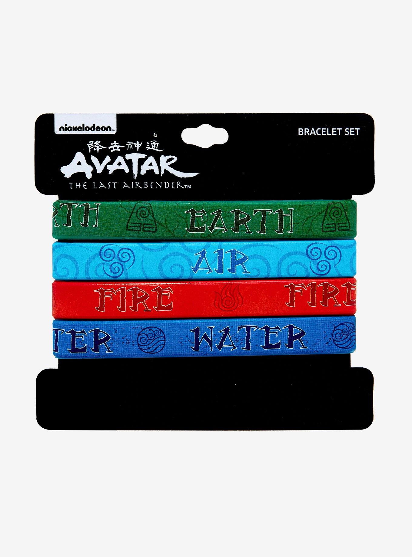 Avatar: The Last Airbender Elements Rubber Bracelet Set, , alternate