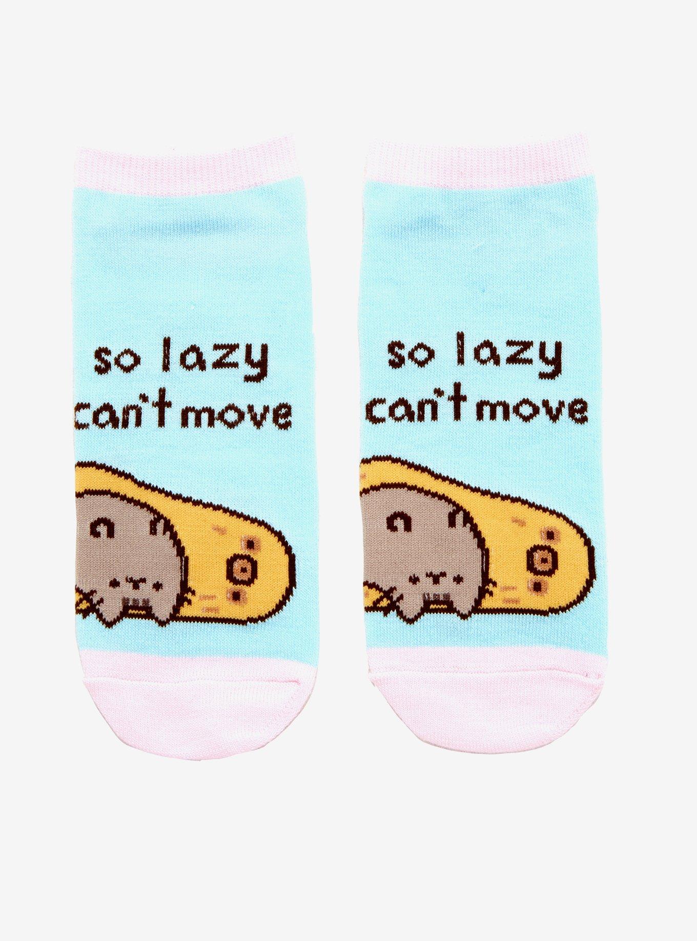 Pusheen So Lazy Ankle Socks, , alternate