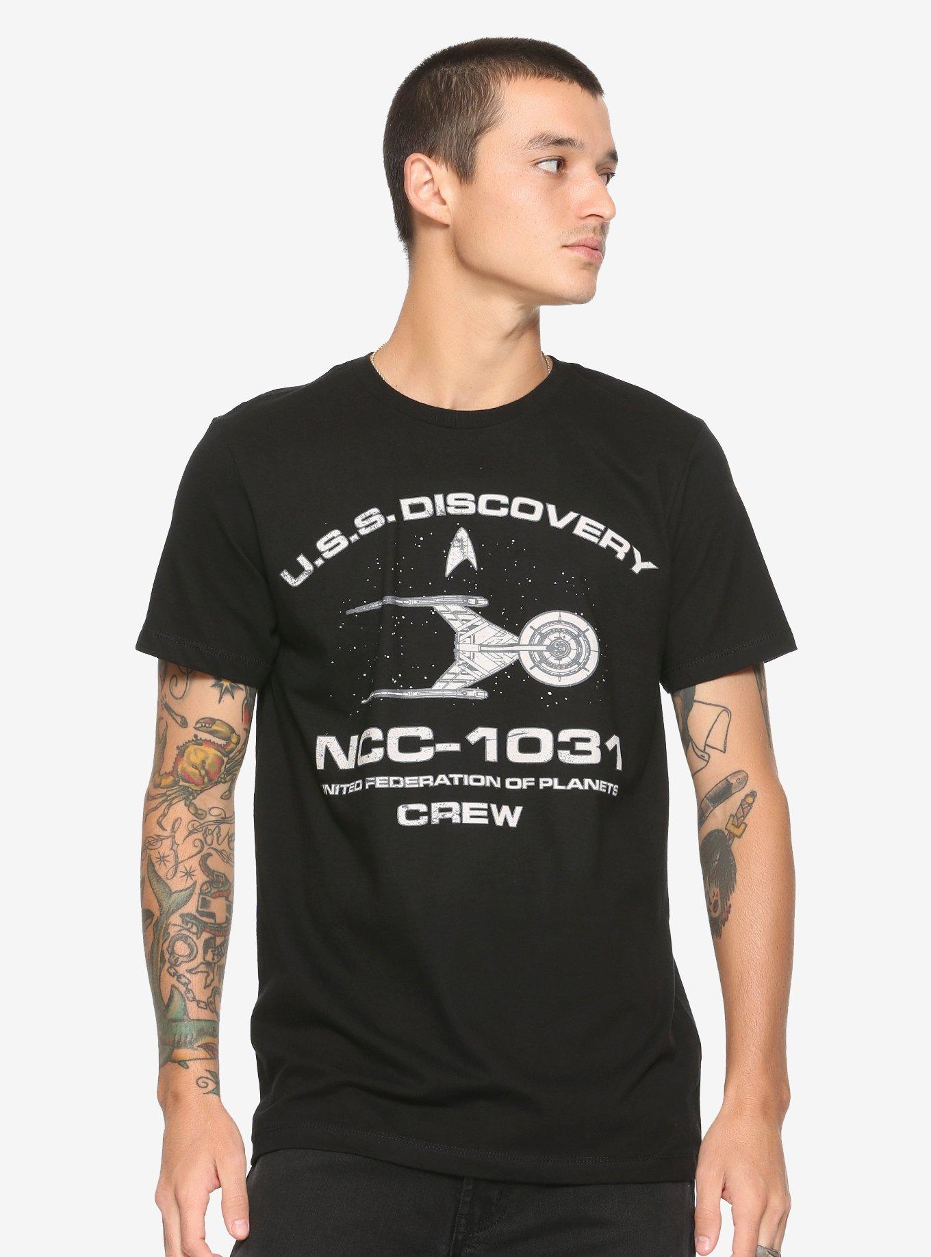 Star Trek: Discovery U.S.S. Discovery Crew T-Shirt, BLACK, alternate